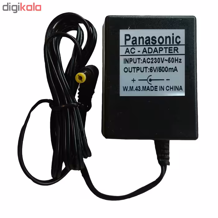آداپتور 6 ولت 500 میلی‌آمپر مدل tr-6500 مناسب تلفن پاناسونیک