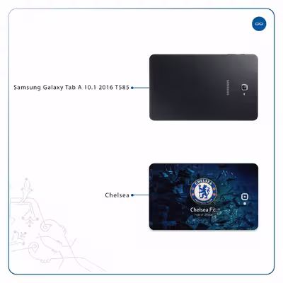 برچسب پوششی ماهوت مدل Chelsea مناسب برای تبلت سامسونگ Galaxy Tab A 10.1 2016 T585