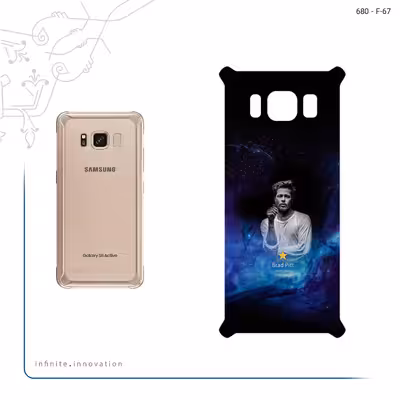برچسب پوششی ماهوت مدل Brad Pitt مناسب برای گوشی موبایل سامسونگ Galaxy S8 Active