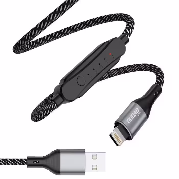 کابل تبدیل USB به لایتنینگ دودا مدل تایمردار L7XS-V2 طول 1 متر