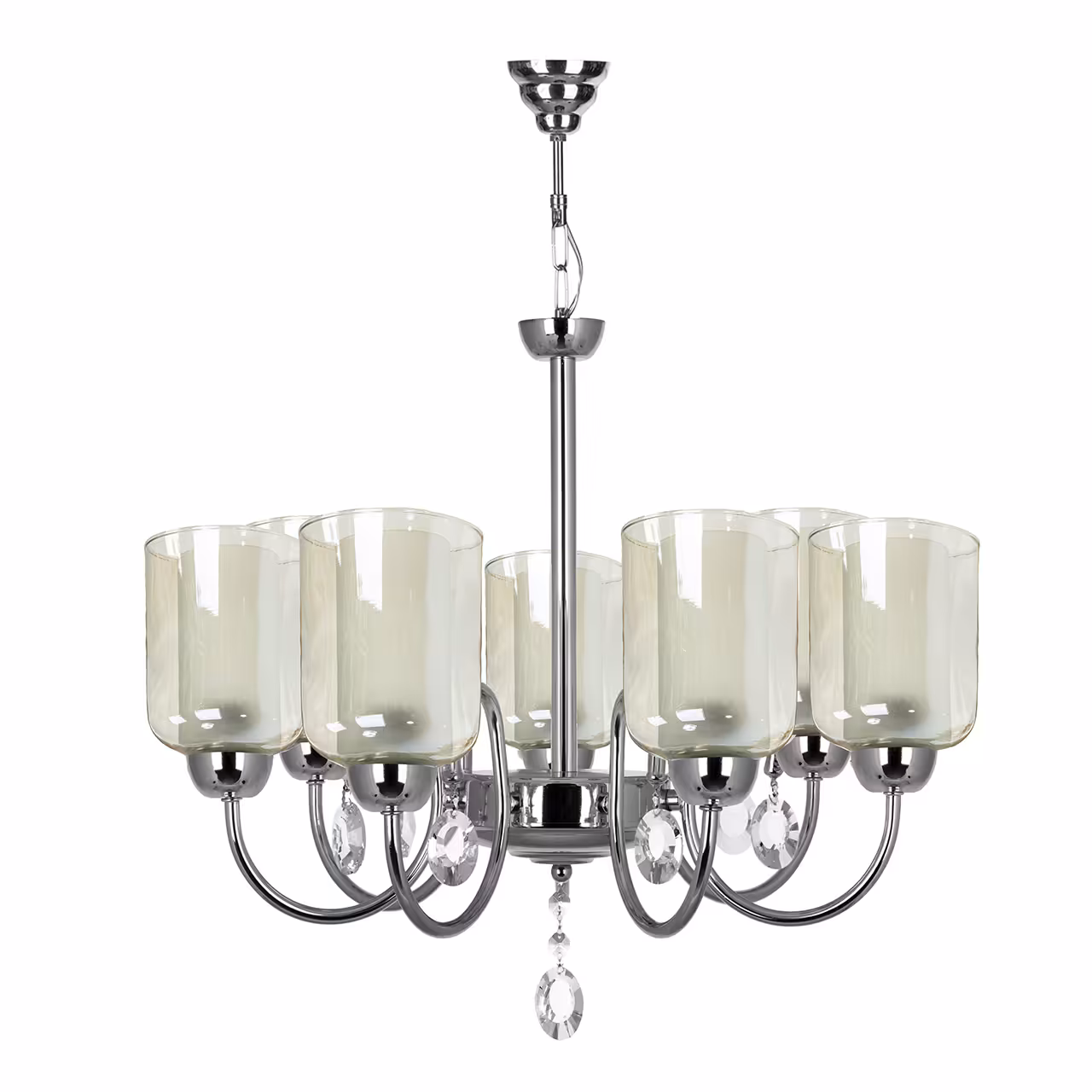 لوستر آویز هفت شعله چشمه نور کد A812/7-O