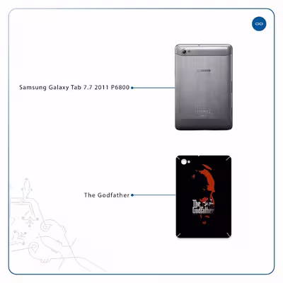 برچسب پوششی ماهوت مدل The Godfather مناسب برای تبلت سامسونگ Galaxy Tab 7.7 2011 P6800