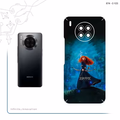 برچسب پوششی ماهوت مدل Brave مناسب برای گوشی موبایل آنر 50 Lite