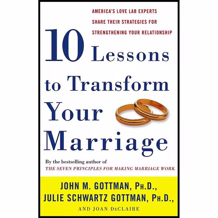 کتاب Ten Lessons to Transform Your Marriage اثر جمعی از نویسندگان انتشارات Harmony