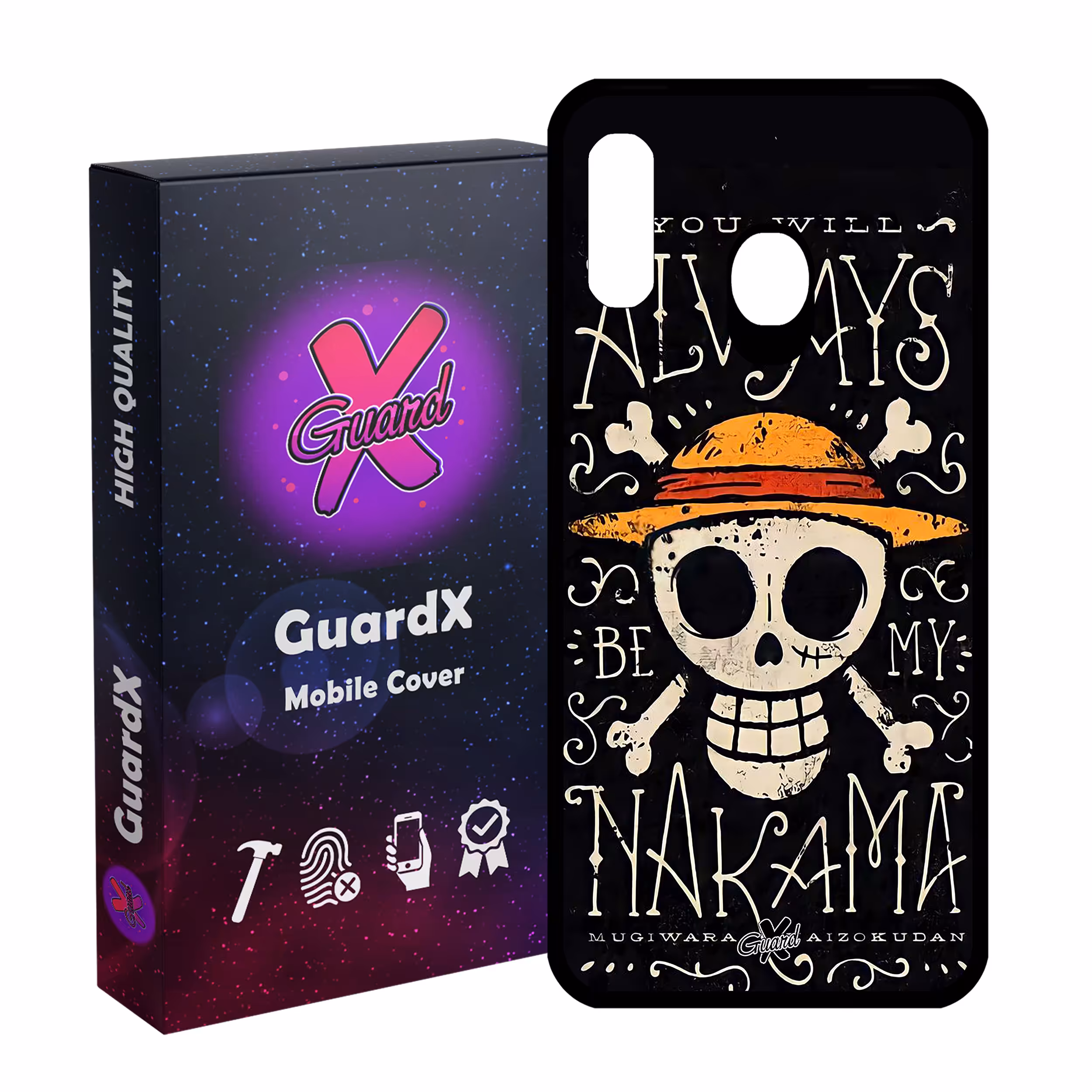 کاور گارد ایکس طرح لوفی انیمه مدل Glass10565 مناسب برای گوشی موبایل سامسونگ Galaxy A30/A20/M10S