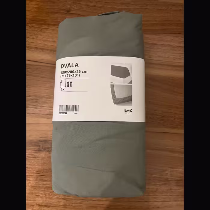 ملحفه ایکیا مدل DVALA دو نفره سایز 180x200 سانتی متر