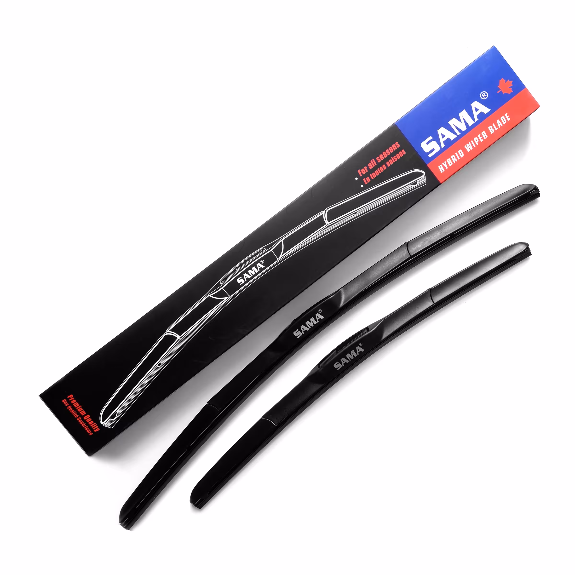 تیغه برف پاک کن ساما وایپر بلید مدل هیبرید مناسب برای رانا بسته دو عددی