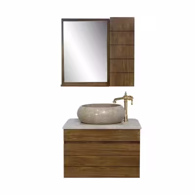 ست کابینت و روشویی مدل وود سیمکان کد SW-5024