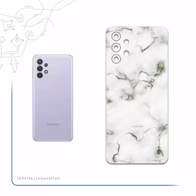 برچسب پوششی ماهوت مدل Blanco-Smoke-Marble مناسب برای گوشی موبایل سامسونگ Galaxy A32 4G