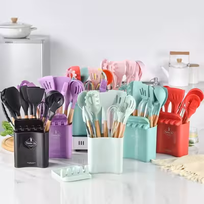 سرویس کفگیر و ملاقه 13 پارچه کیچن ست مدل UNT46