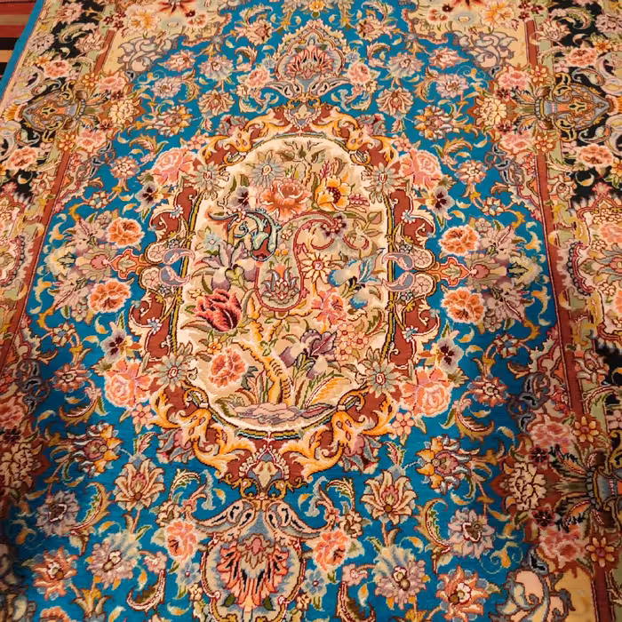 فرش دستبافت دو متری طرح سالاری تبریز کد SH 84