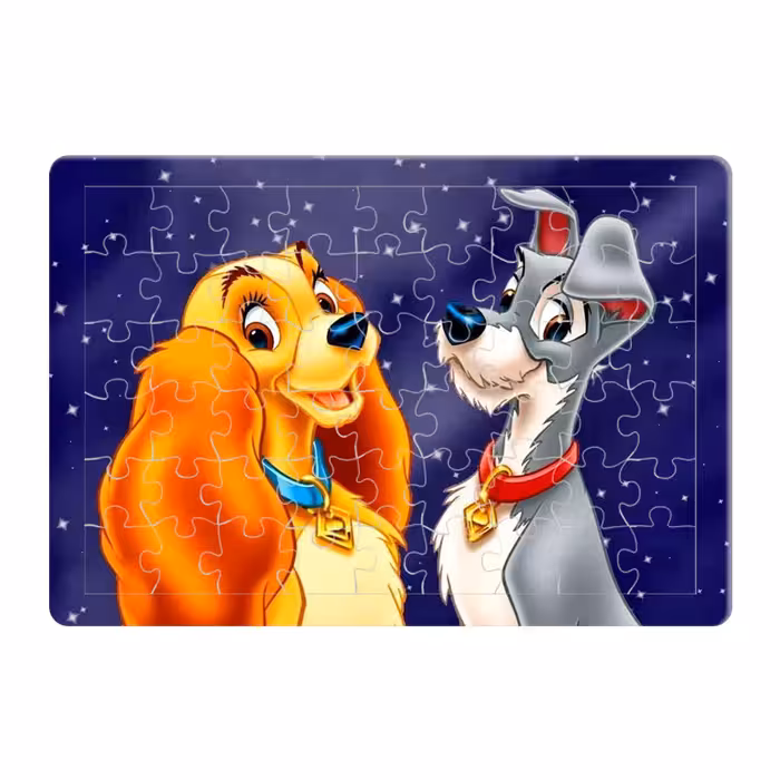 پازل 54 تکه طرح لیدی و ترمپ مدل P1007