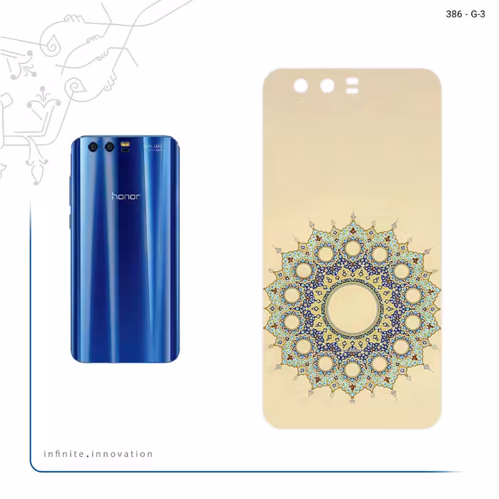 برچسب پوششی ماهوت مدل Art of Illumination 2 مناسب برای گوشی موبایل آنر 9