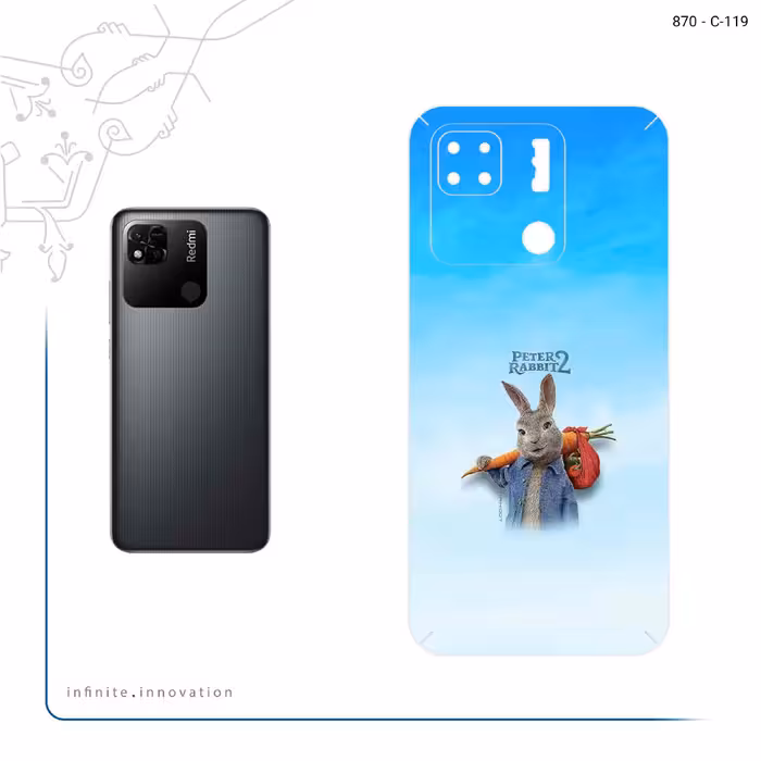 برچسب پوششی ماهوت مدل Peter Rabbit مناسب برای گوشی موبایل شیائومی Redmi 10A