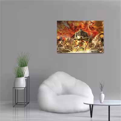 تابلو شاسی طرح انیمه حمله به تایتان ها Attack on Titan Anime مدل NV0525