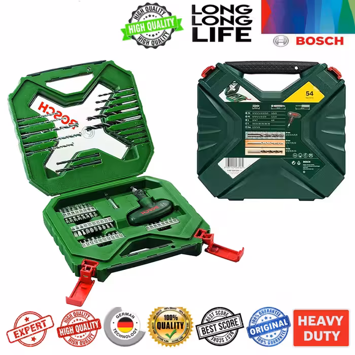 مته و سری پیچ گوشتی بوش مدل X54i مجموعه 54 عددی