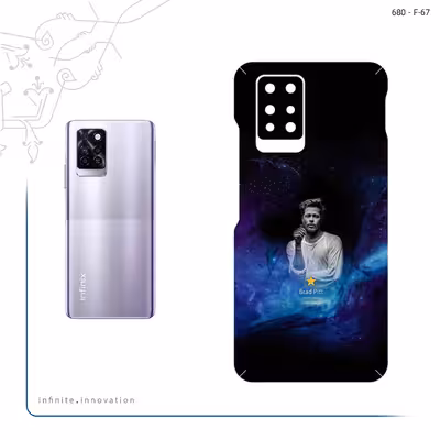 برچسب پوششی ماهوت مدل Brad Pitt مناسب برای گوشی موبایل اینفینیکس Note 10 Pro