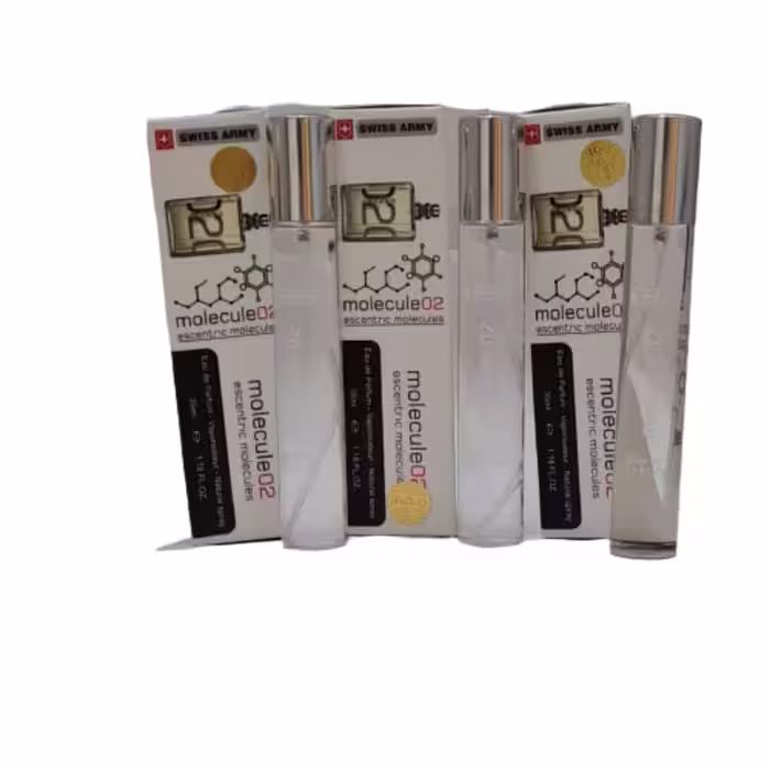 عطر جیبی مردانه سوئیس آرمی مدل Molocule Escentric 02 حجم 35 میلی لیتر مجموعه 3 عددی