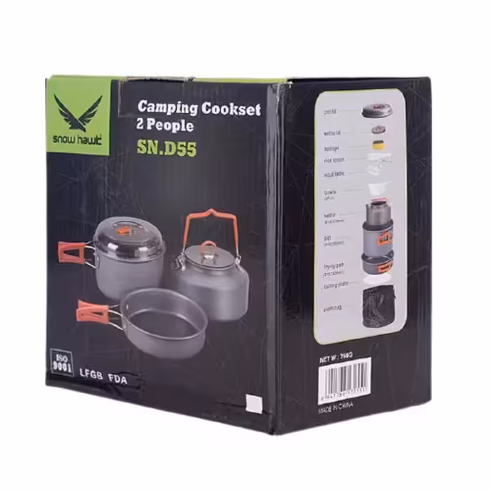 مجموعه ظروف کوهنوردی اسنو هاوک مدل دو نفره 