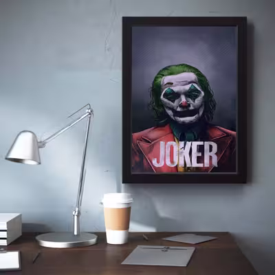 تابلو مدل جوکر Joker کدS0104-b