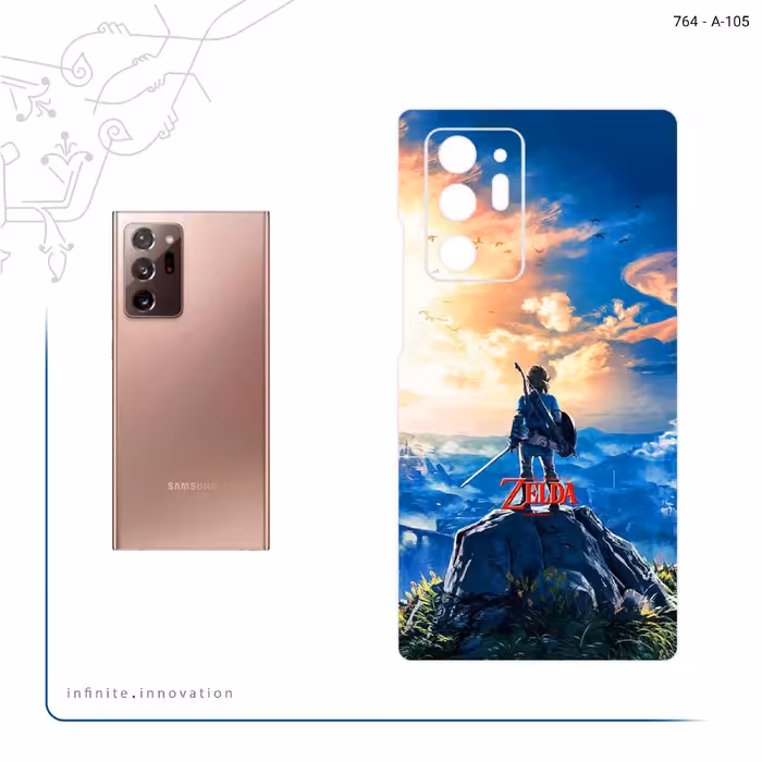برچسب پوششی ماهوت مدل Legend of Zelda Game Series مناسب برای گوشی موبایل سامسونگ Galaxy Note 20 Ultra