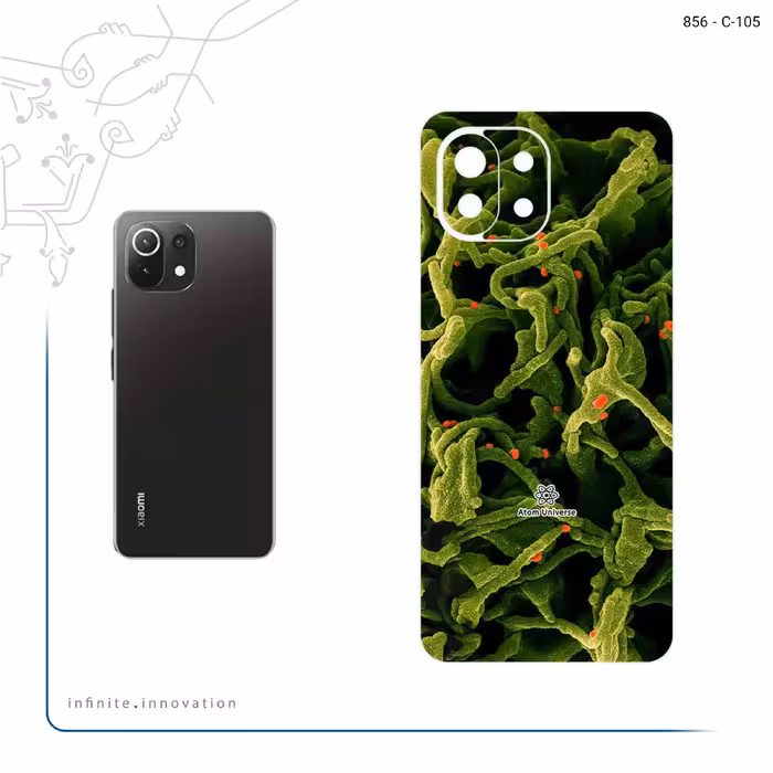 برچسب پوششی ماهوت مدل Atom Universe 2 مناسب برای گوشی موبایل شیائومی MI 11 LITE