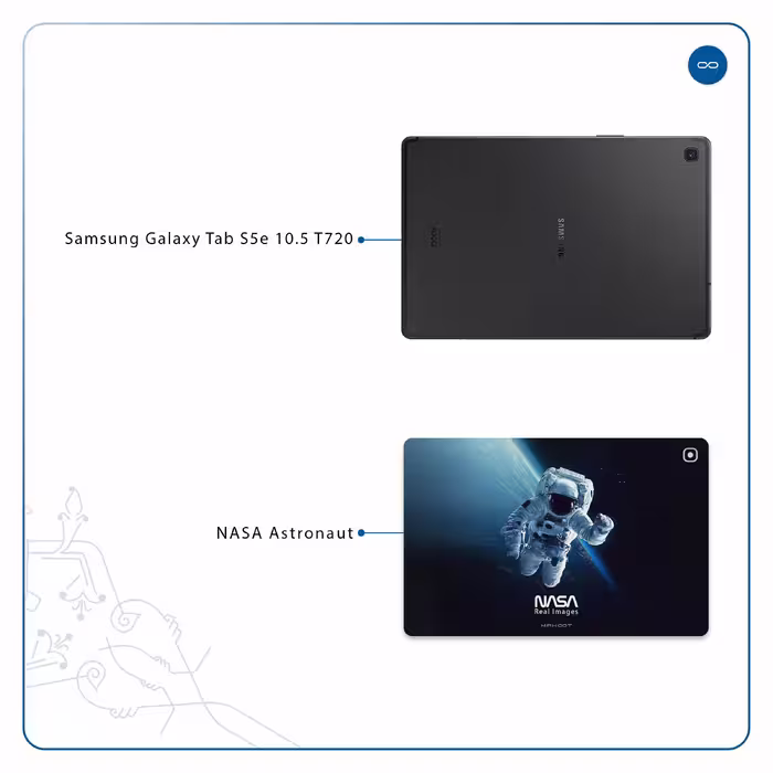 برچسب پوششی ماهوت مدل NASA-Astronaut مناسب برای تبلت سامسونگ Galaxy Tab S5e 10.5 2019 T720