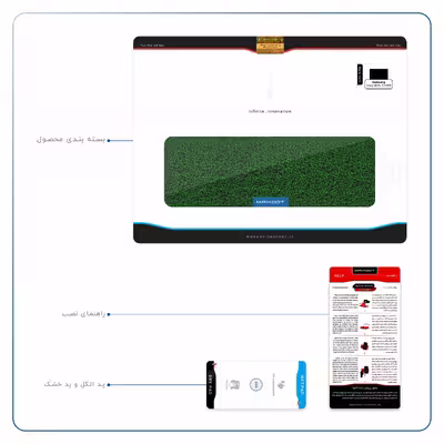 برچسب پوششی ماهوت مدل Green-Holographic مناسب برای تبلت سامسونگ Galaxy Tab S5e 10.5 2019 T725