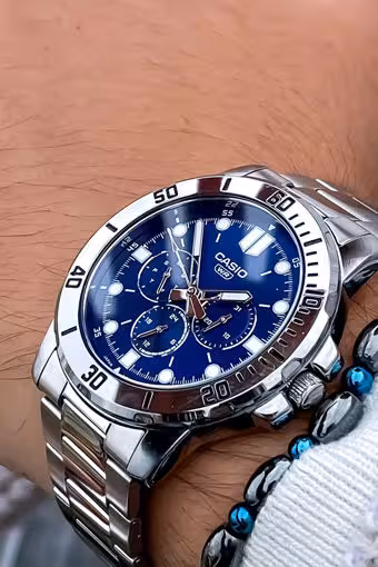 ساعت مچی مردانه کاسیو casio اورجینال مدل MTP-VD300D-2EUDF