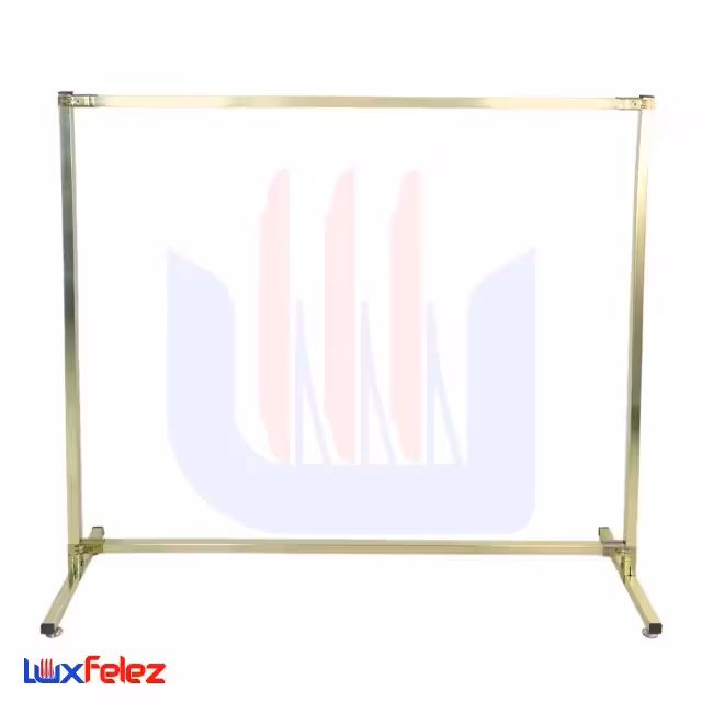 رگال چوب لباسی گلبرگ مدل پایه ثابت طلایی