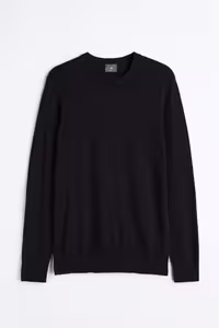 پلیور مردانه ژاکت لباس بافتنی نازک پنبه ای باریک H&M