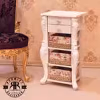 LUX wood لوکس وود جا سیب زمینی پیاز  رز خم 3 سبد 2 کشو یا یک کشو  2975