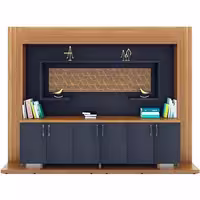 کتابخانه مدیریتی MDF مدل ژینورا