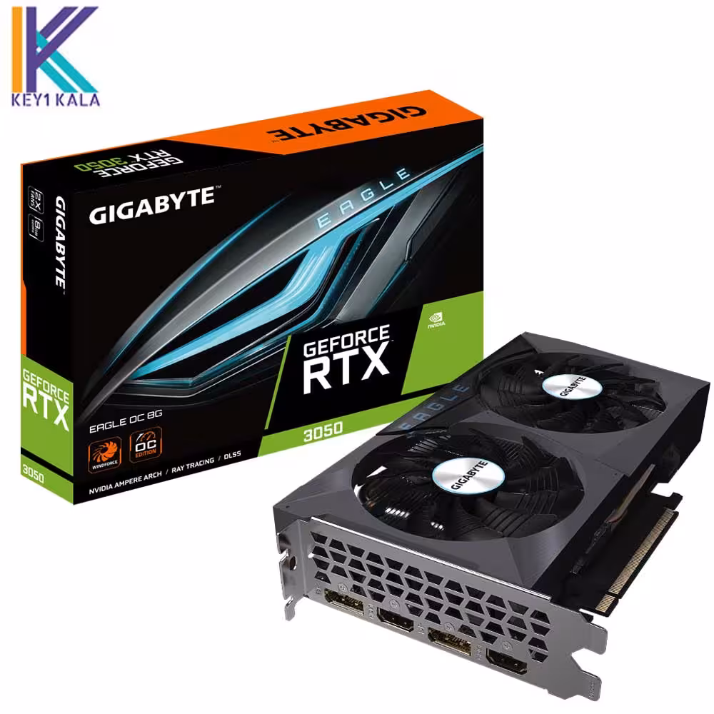 کارت گرافیک VGA GIGABYTE RTX 3050 EAGLE OC 8GB