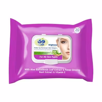 دستمال مرطوب وی کر مدل Ginseng- Aloe Vera بسته 20 عددی