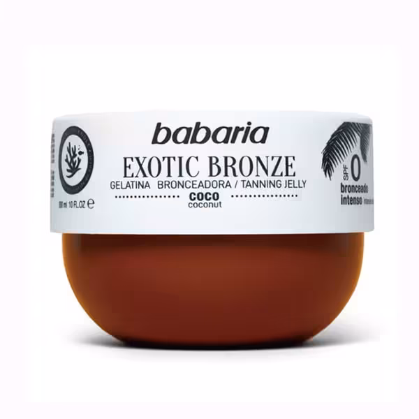 ژلاتین برنز نارگیل spf0 باباریا babaria حجم 300 میلی لیتر