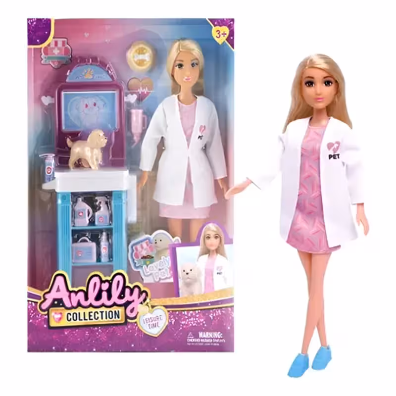 عروسک باربی  ANLILY مدل دامپزشک کد 616936