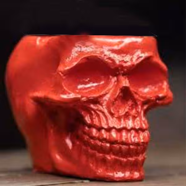 قالب  جاسیگاری طرح جمجمه