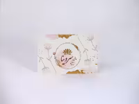 کارت ویزیت کتان امباس دورگرد طلاکوب