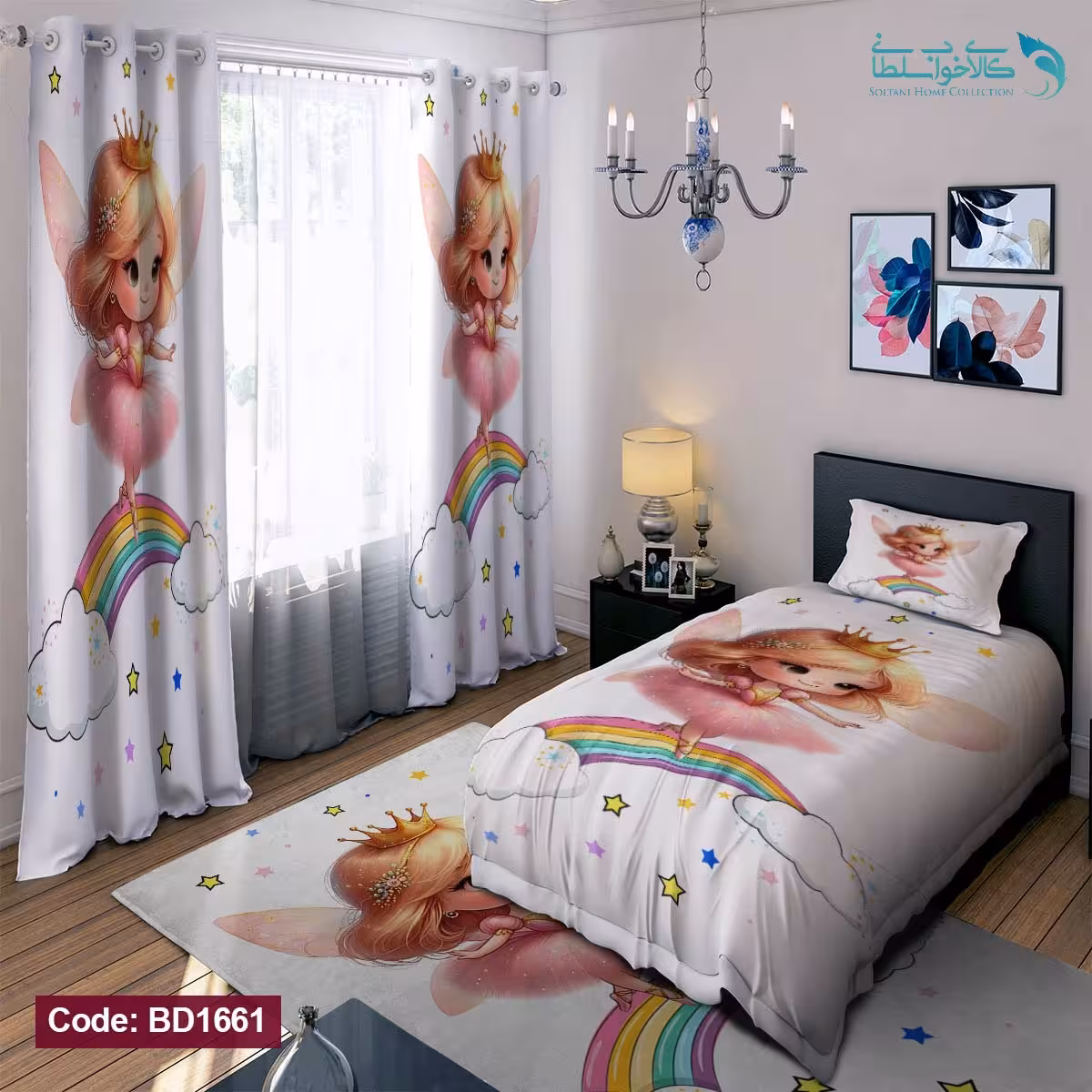 روتختی طرح فرشته کوچولو یکنفره کد BD1661