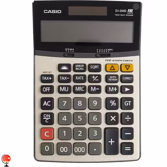 ماشین حساب کاسیو Casio DJ-260D کد 1312