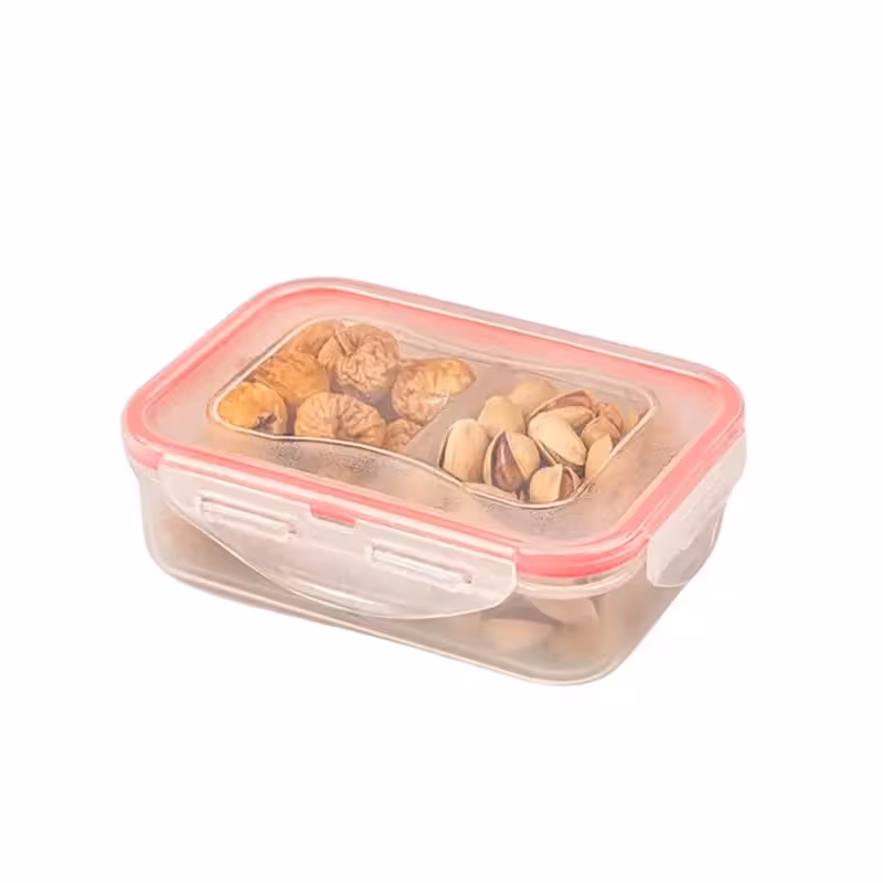 ظرف فریزری مستطیل دوخانه لیمون مدل 77235