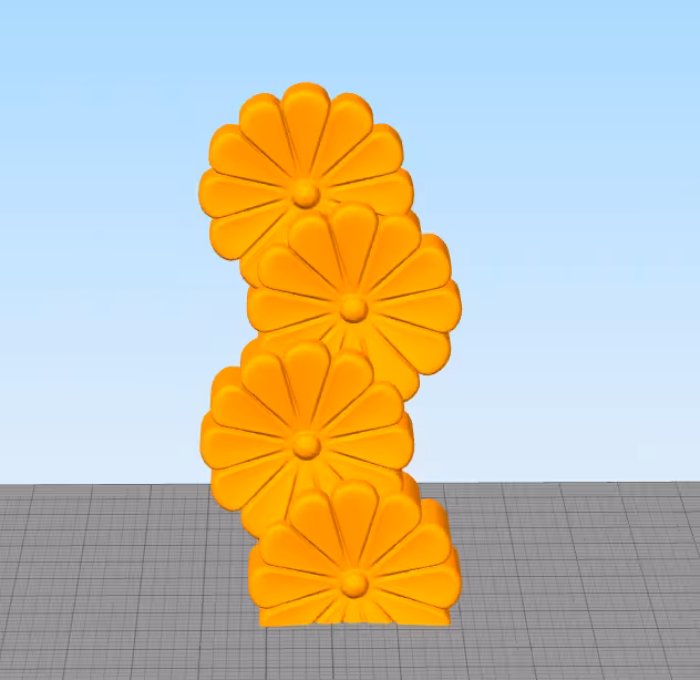 مدل سه بعدی بابونه (STL)