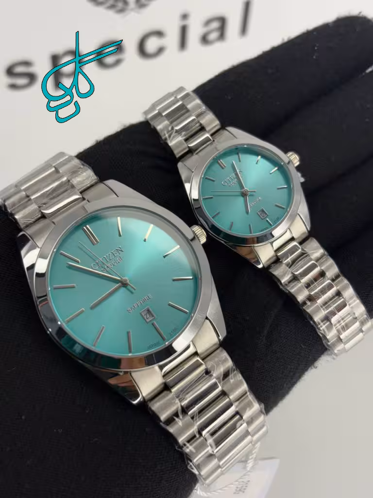 خرید ست ساعت زنانه و مردانه کلاسیک سیتیزن اسپشیال کیفیت عالی رنگ ثابت موتور ژاپن کد 2117424 - ردگل
