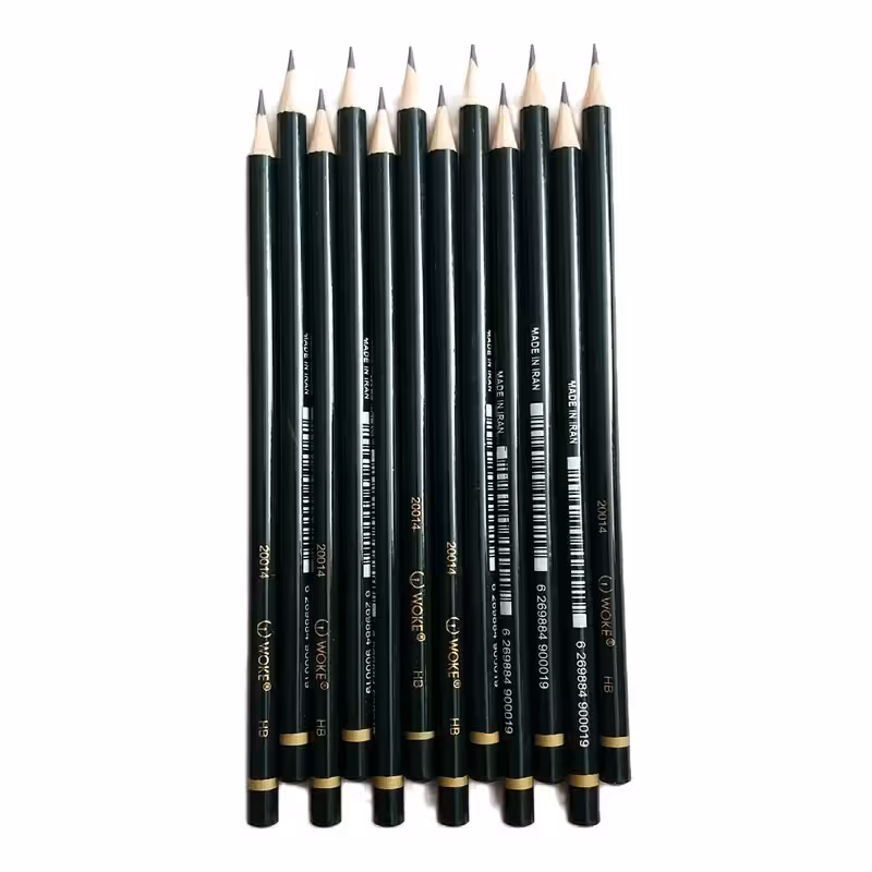 مداد مشکی ووک مدل 20014 بسته 12 عددی