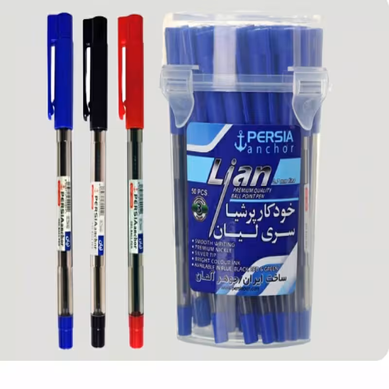 خودکار آبی وقرمز  جنس خوب کیفیت عالی  موجودی تعداد محدود