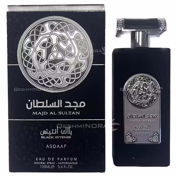 ادوپرفیوم مجد السلطان بلک اینتنس اصداف Majd Al Sultan Black Intense Asdaaf