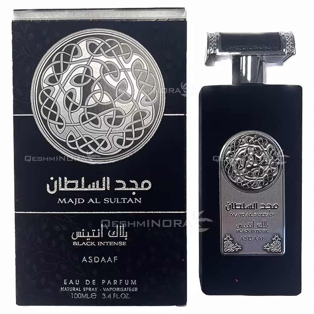 ادوپرفیوم مجد السلطان بلک اینتنس اصداف Majd Al Sultan Black Intense Asdaaf