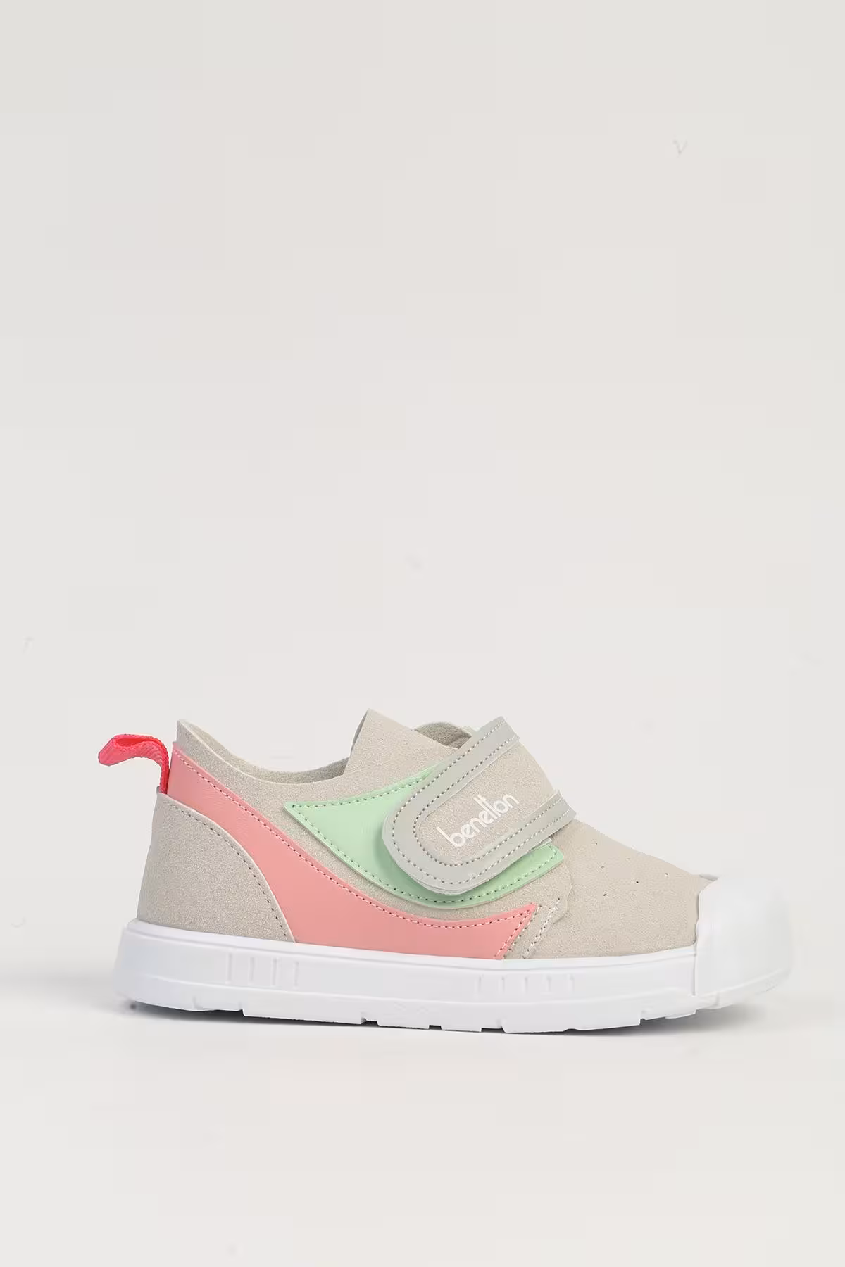 اسنیکر دخترانه و پسرانه بچگانه کفش ورزشی کودکان صورتی خاکستری BN Benetton