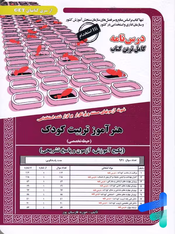 استخدامی هنر آموز تربیت کودک سامان سنجش